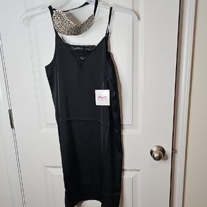 Maidenform Black Garment with Pink Logo